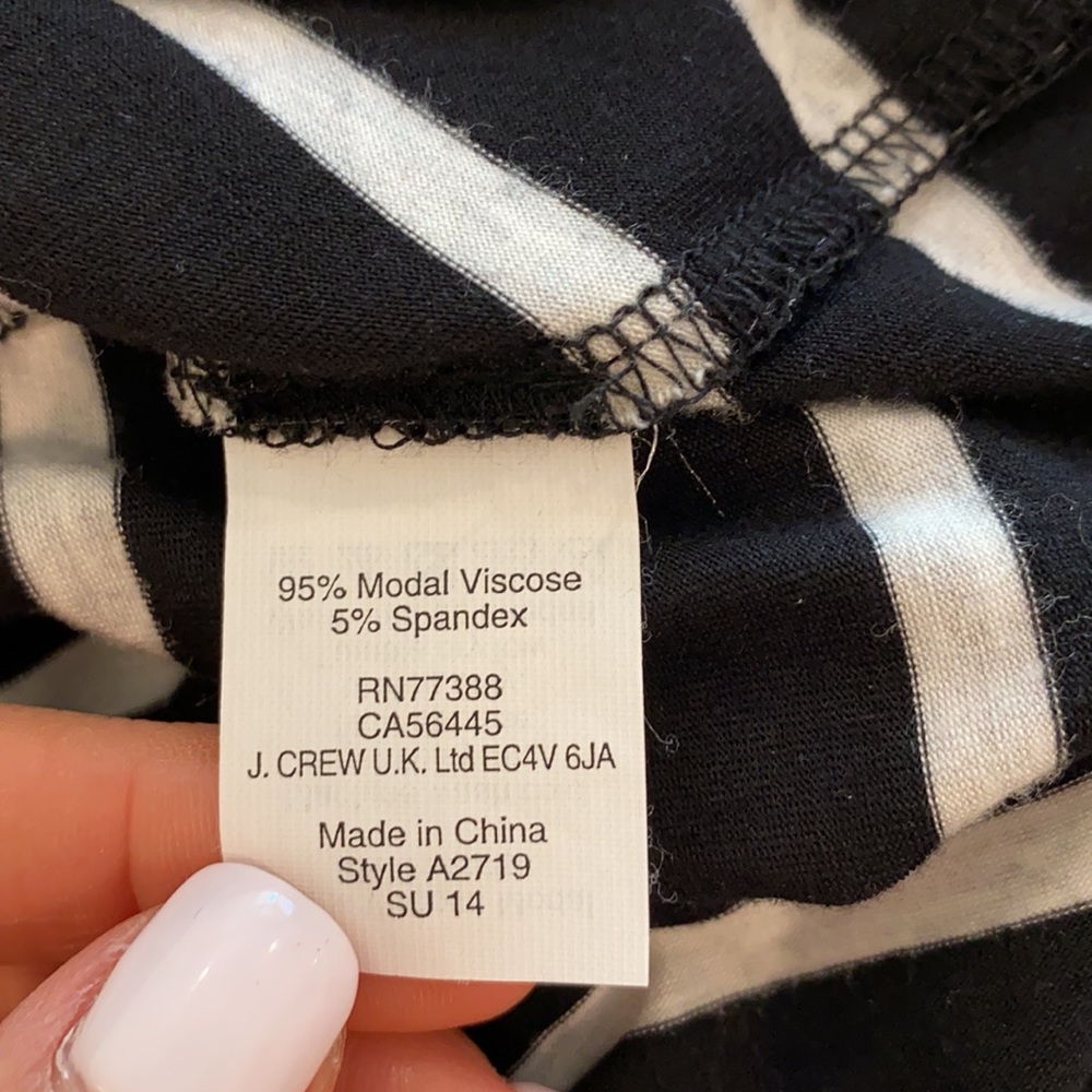Black and White Striped Tank Maxi Dress - Picture 5 of 5